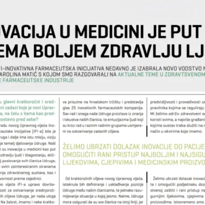 Inovacija u medicini je put prema boljem zdravlju ljudi