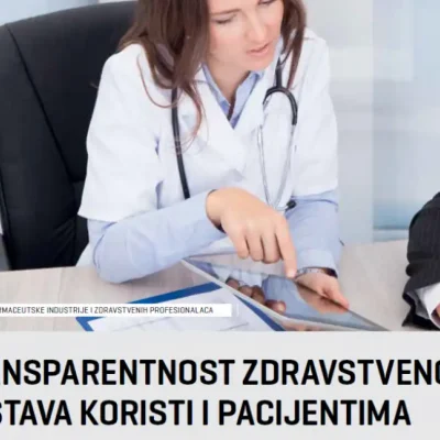 Transparentnost zdravstvenog sustava koristi i pacijentima i zdravstvenim radnicima